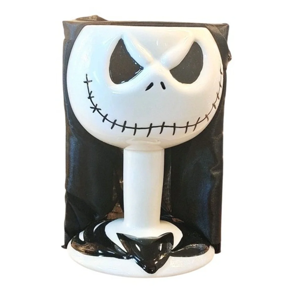 Rare Tim Burton Nightmare Before Christmas Jack Skellington Ceramic Goblet‎